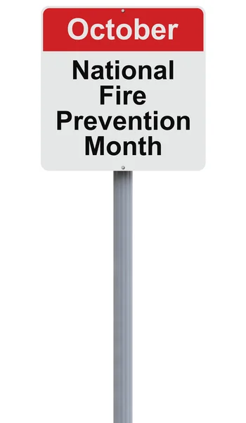 National Fire Prevention Month — Stock Photo, Image