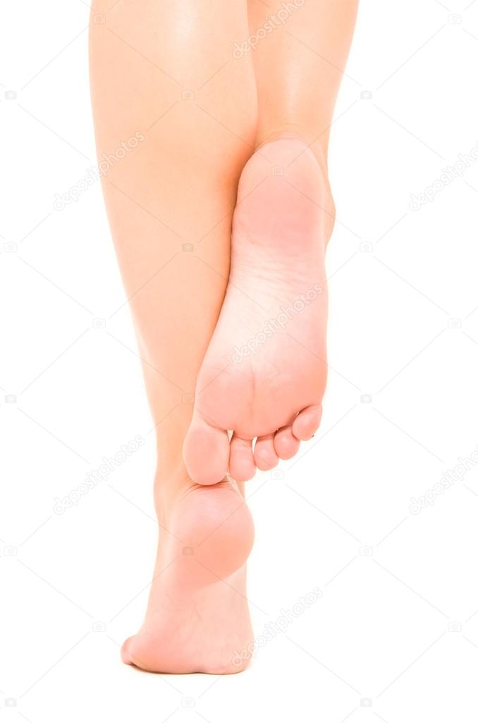 Beautiful well-groomed female feet