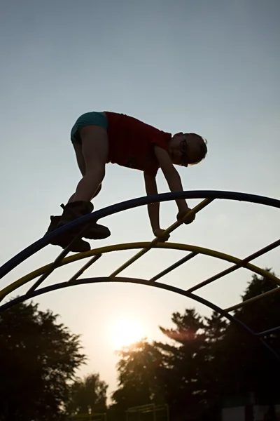 Silhouette of boy