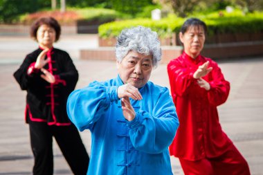Sınıflar Tai Chi, Shanghai, Çin