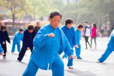 Sınıflar Tai Chi, Shanghai, Çin
