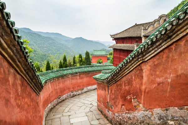 China, the Wudang monastery, Fu Zhen temple 