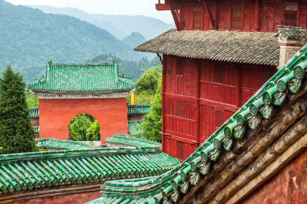 China, the Wudang monastery, Fu Zhen temple 