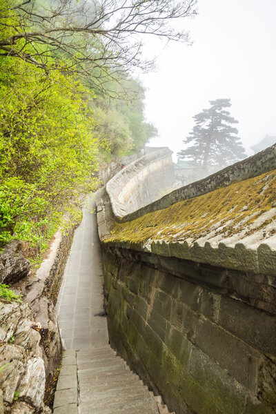 China, the Wudang monastery, the Forbidden City on top