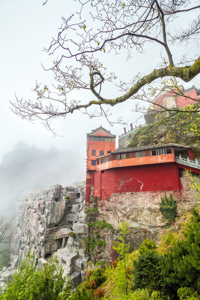 China, the Wudang monastery, the Forbidden City on top