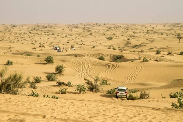 Dubai Emirati Arabi Deserto Vista Dune Sabbia Safari Dune Bashing — Foto Stock