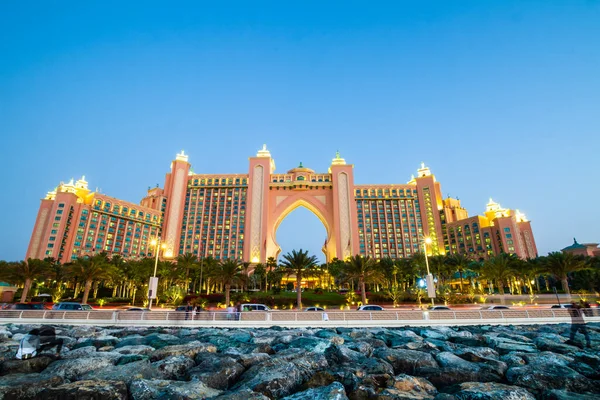 Dubai Förenade Arabemiraten Atlantis Hotell Palmön Lyxigt Stjärnigt Hotell — Stockfoto
