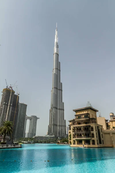 Dubai Uae 2020 Ουρανοξύστης Πύργου Burj Khalifa Dubai Downtown Και — Φωτογραφία Αρχείου