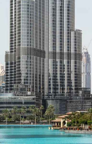 Dubai Emirados Árabes Unidos 2020 Arranha Céus Torre Burj Khalifa — Fotografia de Stock