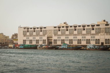 Dubai Creek Kanalı ve Al Sabkha, BAE. Tarihi Dubai, Birleşik Arap Emirlikleri, Deira Eski Souk Abra İstasyonu