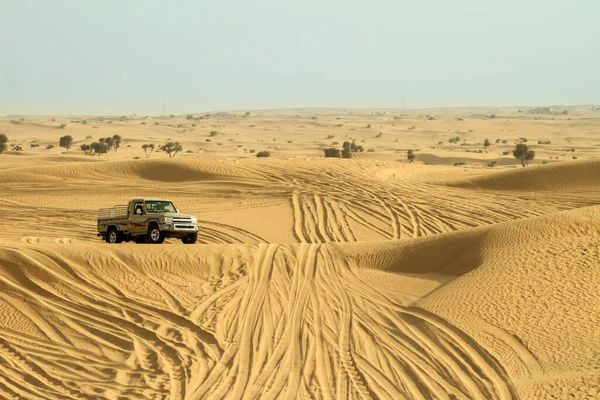 Sandwüste Sahara Wüste Und Sonnenuntergang — Stockfoto