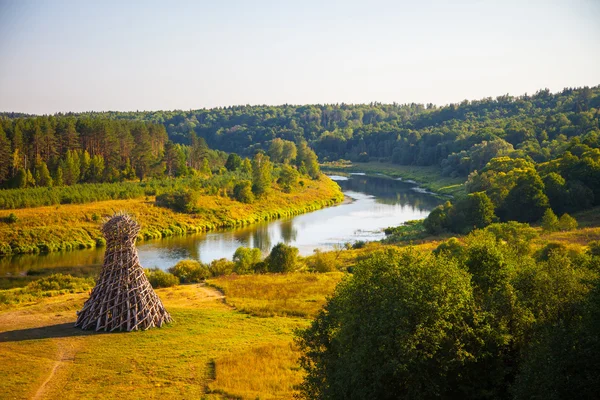 Art object in the Kaluga region — Stock Photo, Image