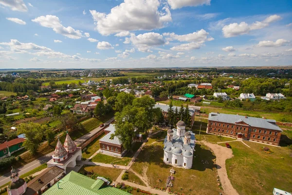 Suzdal, niepowtarzalny widok z góry — Zdjęcie stockowe