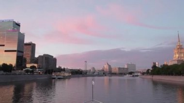 Moskova Nehri timelaps tekneden
