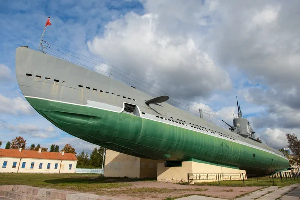 Санкт-Петербург, підводний човен D2 пам'ятник — стокове фото