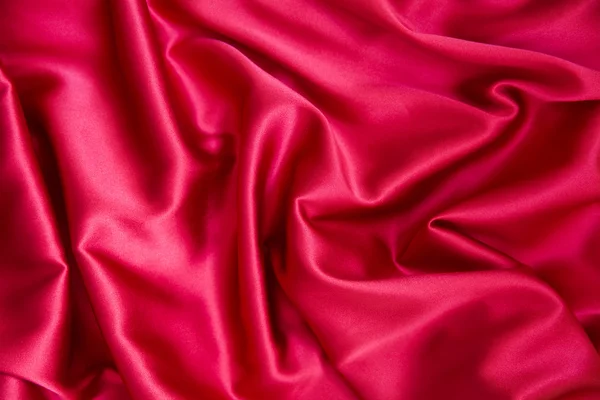 Červené saténové textil — Stock fotografie