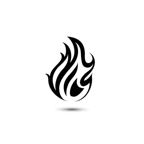 Fire Flames Element Design Vector Illustration — Stock Vector