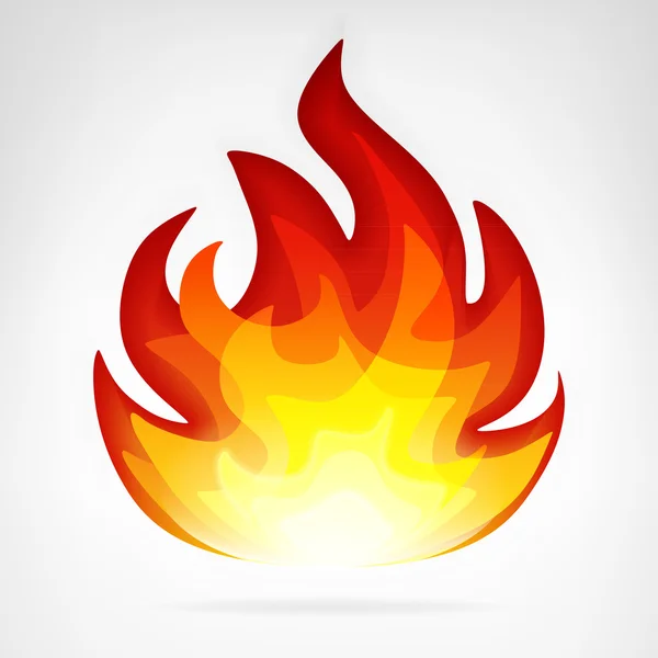 Ignite fire flame vector element — Stock Vector