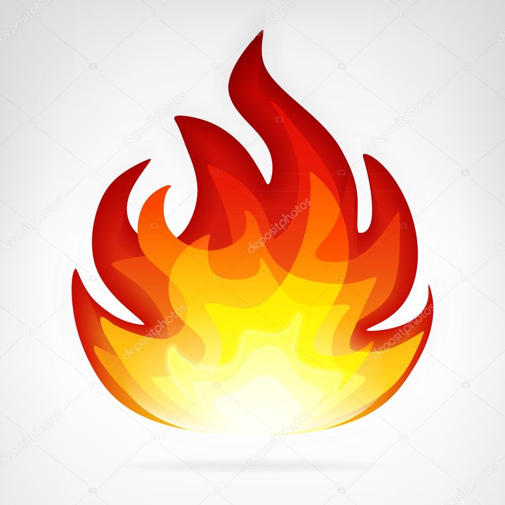 ignite fire flame vector element