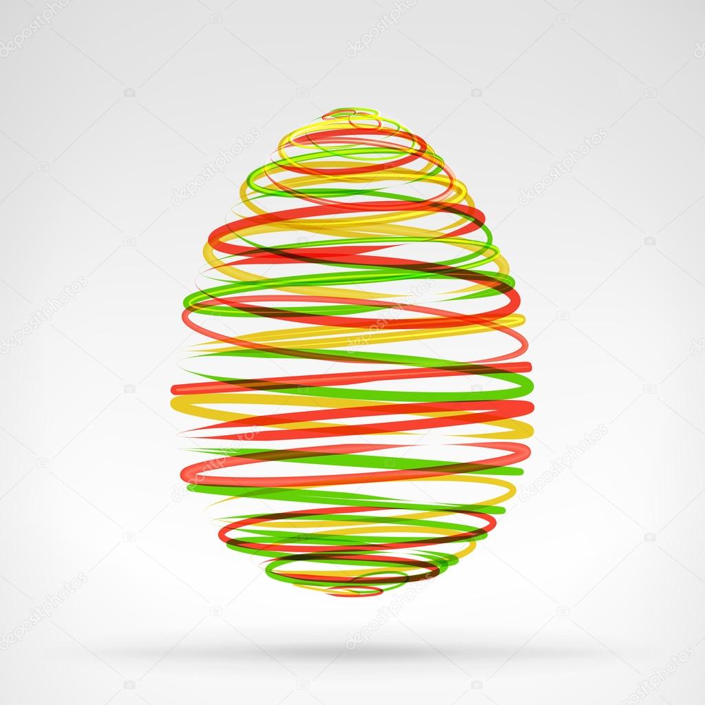 Abstract easter egg