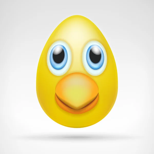 Roztomilý kuřecí tvář — Stockový vektor
