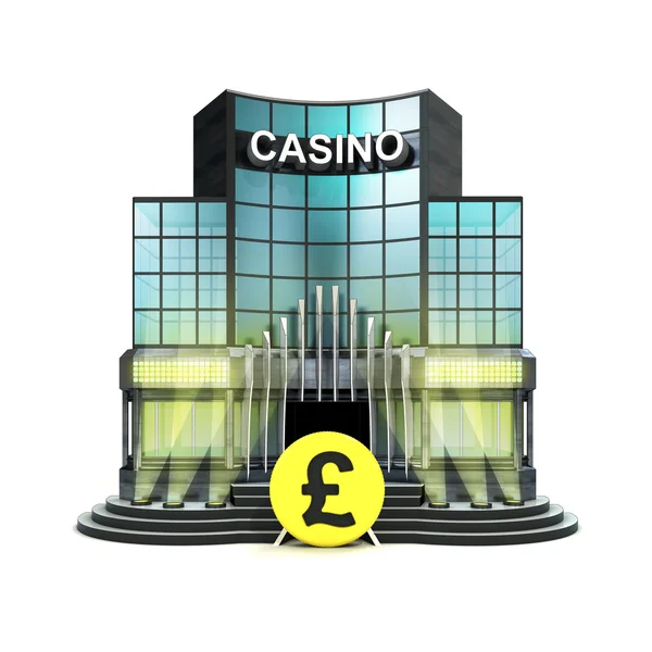 Pfund vor dem Casino — Stockfoto