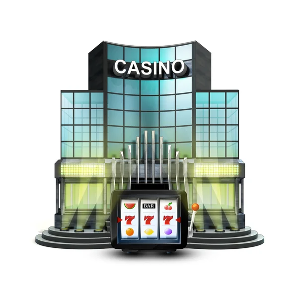 Een gewapende bandit voor casino — Stockfoto