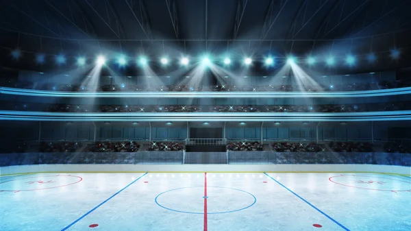 Hockey stadion met fans — Stockfoto