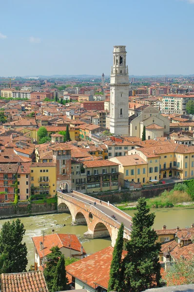 Visa gamla staden Verona, Italien — Stockfoto