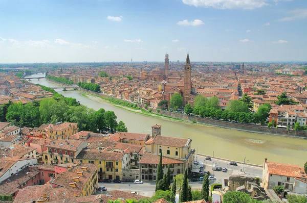 Visa gamla staden Verona, Italien — Stockfoto