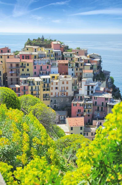 Veduta di Chinque Terre, Italia — Foto Stock