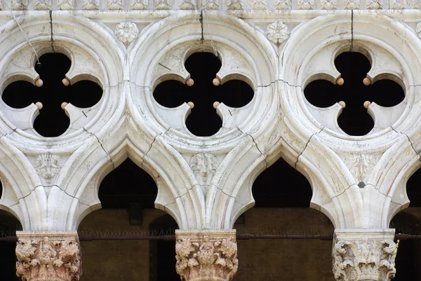 Detail Dóžecí palác v Benátkách — Stock fotografie