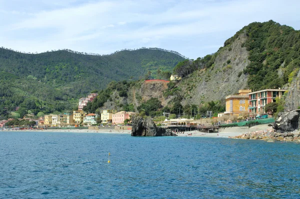 Chinque 渔村，意大利的视图 — 图库照片