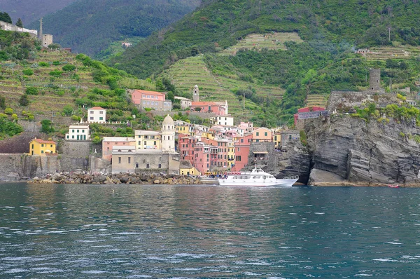 Veduta di Chinque Terre, Italia — Foto Stock