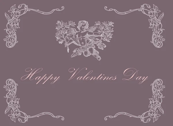 Joyeuse carte Saint Valentin — Photo