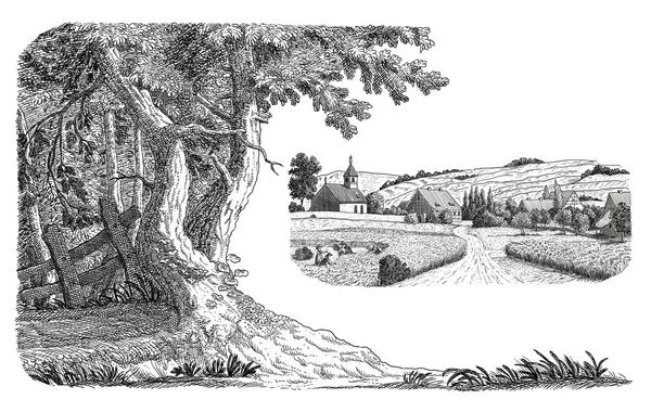 Illustration du village — Photo