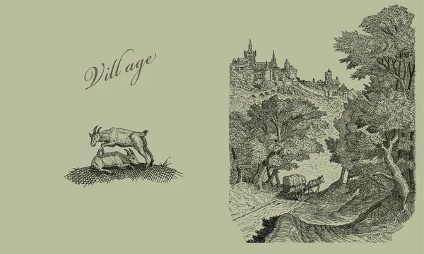 Illustration du village — Photo