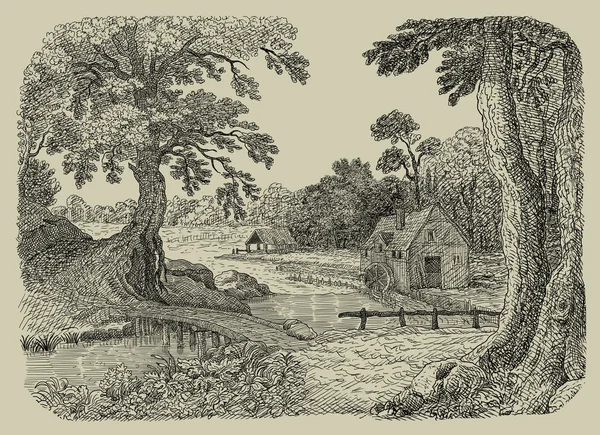 Illustration du village — Photo