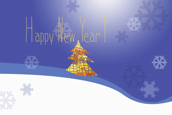 2015 New Year Greeting Card — Stock Photo, Image