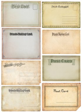Vintage kartpostal seti