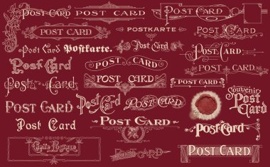 eski kartpostal seti