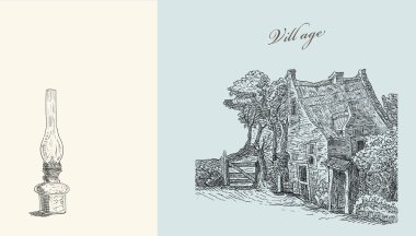 köy illüstrasyon