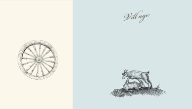 köy illüstrasyon