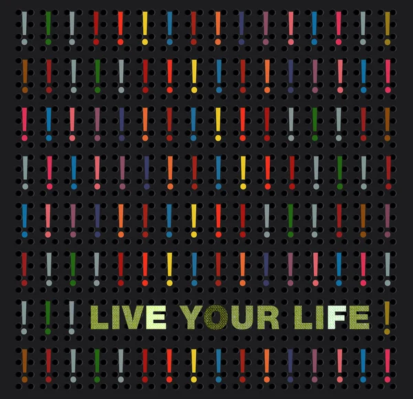 Live your Life words concept — Stock Photo, Image