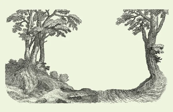 Деревенская иллюстрация — стоковое фото