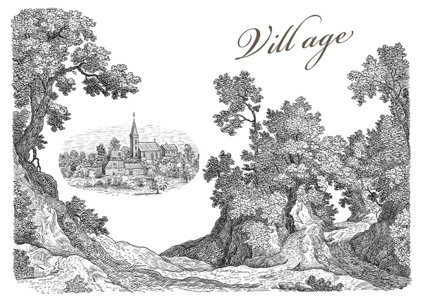 Illustration du village — Photo