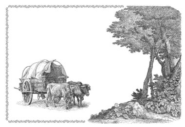 köy illüstrasyon