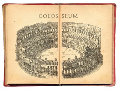 Colosseum illüstrasyon