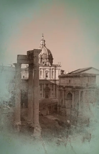 Rome weergave — Stockfoto