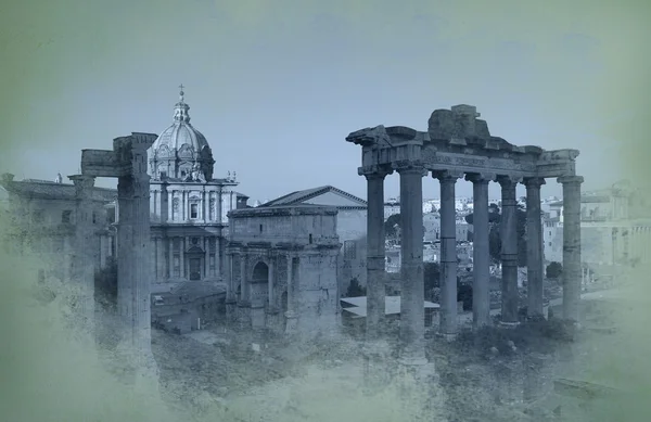 Άποψη της Ρώμης — Φωτογραφία Αρχείου